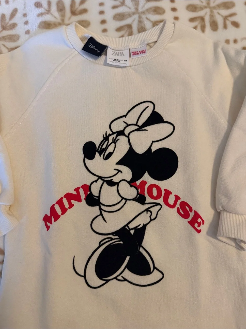Zara Disney Oversized Long Sleeve Pullover